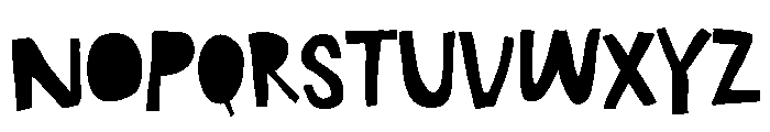Brada Font UPPERCASE