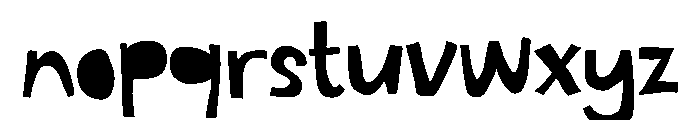 Brada Font LOWERCASE