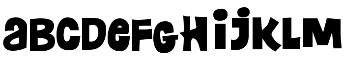 Bradeybutch Font LOWERCASE