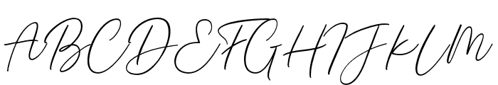 Braga Signature Font UPPERCASE