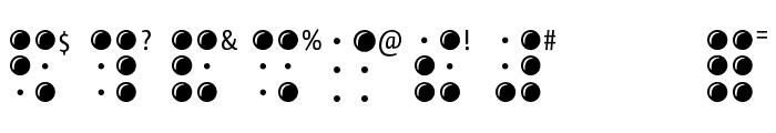 BrailleLatin Font OTHER CHARS