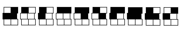 Braille_grid Regular Font OTHER CHARS