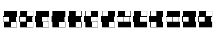 Braille_grid Regular Font LOWERCASE