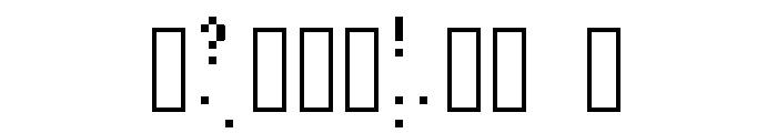 Brailleleterpxda Font OTHER CHARS