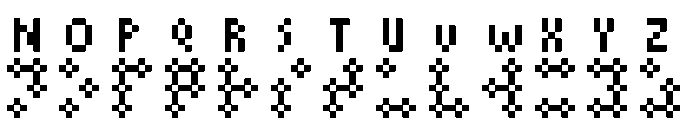 Brailleleterpxda Font UPPERCASE