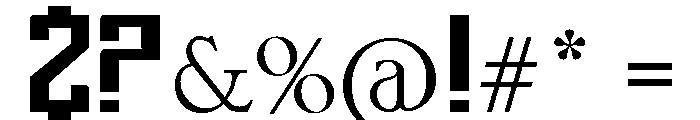 BrakFontBold Bold Font OTHER CHARS