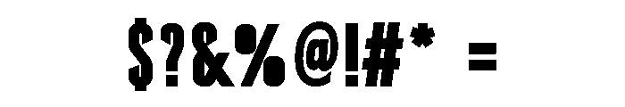 BrandbeExtraBold Font OTHER CHARS