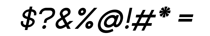 BrandingPro-Italic Font OTHER CHARS