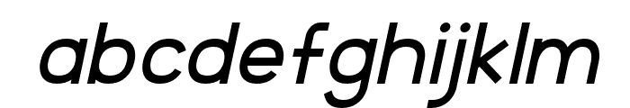 BrandingPro-Italic Font LOWERCASE