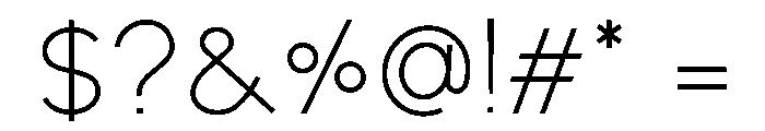 Brandink Sans Light Font OTHER CHARS