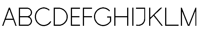 Brandink Sans Light Font UPPERCASE