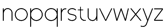 Brandink Sans Light Font LOWERCASE