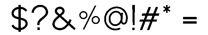 Brandink Sans Font OTHER CHARS