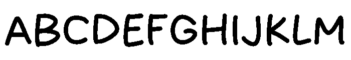 Branew Person Font UPPERCASE