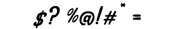 Branquignol Font OTHER CHARS