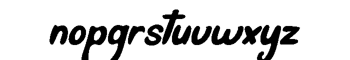 Branquignol Font LOWERCASE