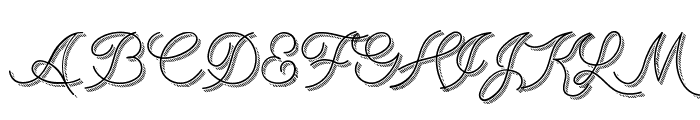 BranumCursive Font UPPERCASE