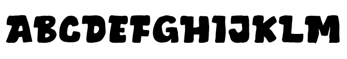 Braos Clash Font UPPERCASE