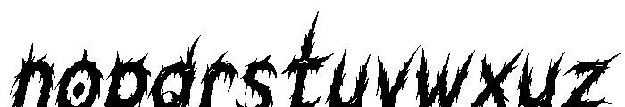 Braskot Italic Demo Italic Font LOWERCASE