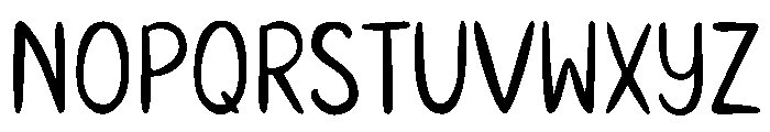 Braund Handwritten Font UPPERCASE