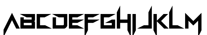 BravAda Arma Regular Font LOWERCASE