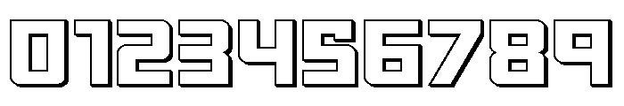 Brave Phoenix 3D Font OTHER CHARS