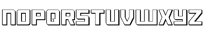 Brave Phoenix 3D Font UPPERCASE