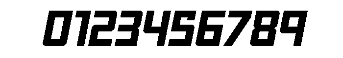 Brave Phoenix Condensed Italic Font OTHER CHARS