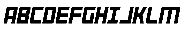 Brave Phoenix Condensed Italic Font UPPERCASE