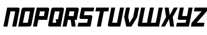 Brave Phoenix Condensed Italic Font UPPERCASE