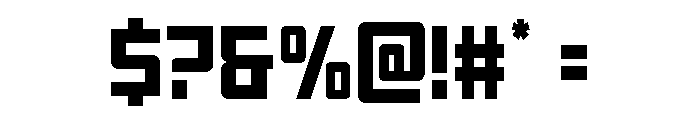 Brave Phoenix Condensed Font OTHER CHARS