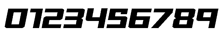 Brave Phoenix Expanded Italic Font OTHER CHARS