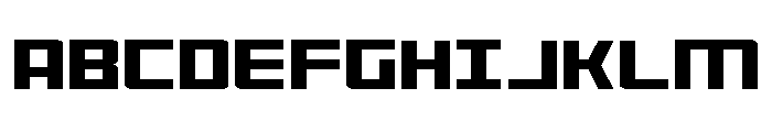 Brave Phoenix Expanded Font UPPERCASE