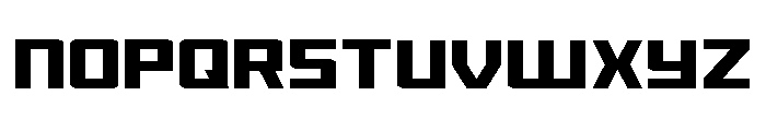 Brave Phoenix Expanded Font LOWERCASE