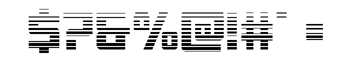 Brave Phoenix Gradient Font OTHER CHARS