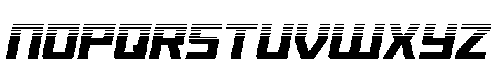 Brave Phoenix Halftone Italic Font LOWERCASE