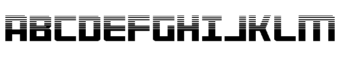 Brave Phoenix Halftone Font UPPERCASE
