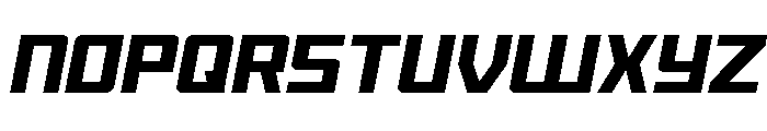 Brave Phoenix Italic Font UPPERCASE