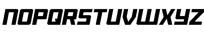 Brave Phoenix Italic Font LOWERCASE