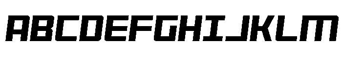 Brave Phoenix Semi-Italic Font UPPERCASE