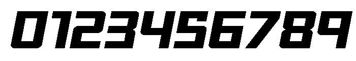 Brave Phoenix Spaced Italic Font OTHER CHARS