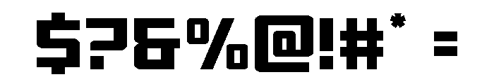 Brave Phoenix Spaced Font OTHER CHARS