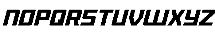 Brave Phoenix Super-Italic Font UPPERCASE