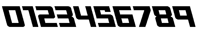 Brave Phoenix Super-Leftalic Font OTHER CHARS