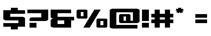 Brave Phoenix Wide Font OTHER CHARS