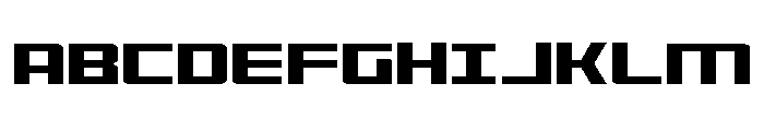Brave Phoenix Wide Font UPPERCASE