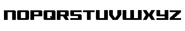 Brave Phoenix Wide Font LOWERCASE