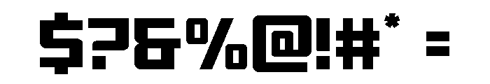 Brave Phoenix Font OTHER CHARS