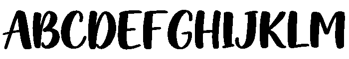 Bravyka Personal Use Only Reg Font UPPERCASE