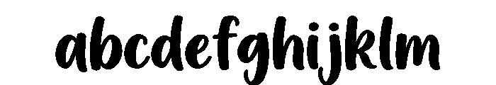 Bravyka Personal Use Only Reg Font LOWERCASE